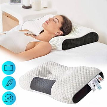 Cool Mango Ergonomski nastavljiv vzglavnik, 74 x 48 cm – Sleepy