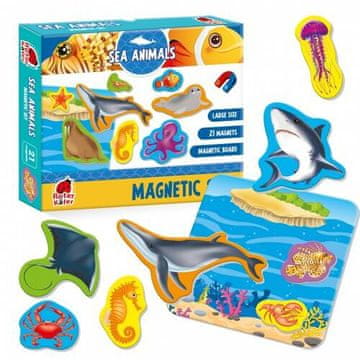 shumee MAGNETNI SET SEA LIFE Z TABLO MAGNETI PUZZLE ROTER KAFER
