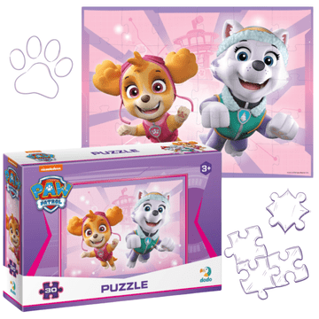 shumee PAW PATROL PUZZLE PAW PATROL 30-DELNA BARVNA SESTANKA ZA MALČKE