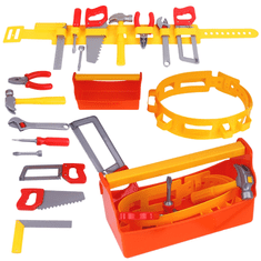 shumee Škatla za orodje Little Handyman Set Belt Hammer Keys Vijaki 9017