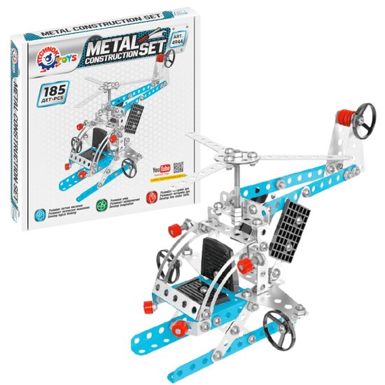 shumee Metal Helicopter Construction Kit Za Montažni Konstruktor 185 El art.4944