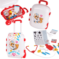 shumee Medicinski komplet, kovček, mali zdravnik, stetoskop, brizga, termometer, očala 4753