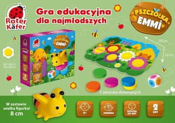 shumee IZOBRAŽEVALNA IGRA EMMI BEE PUZZLE TOKENS CUBE ROTER KAFER HIV