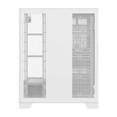 darkFlash Računalniško ohišje DY450L brez ventilatorjev (belo)
