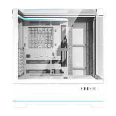 darkFlash Računalniško ohišje DY450 brez ventilatorjev (belo)