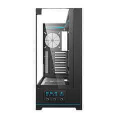 darkFlash Računalniško ohišje DY450L brez ventilatorjev (črno)