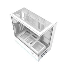 darkFlash Računalniško ohišje DY451 brez ventilatorjev (belo)
