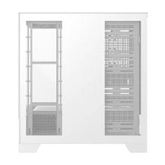 darkFlash Računalniško ohišje DY451 brez ventilatorjev (belo)