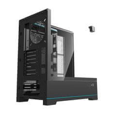 darkFlash Računalniško ohišje DY450 brez ventilatorjev (črno)