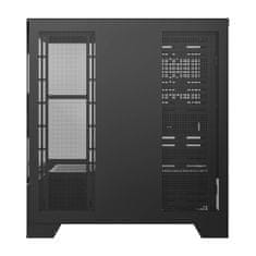 darkFlash Računalniško ohišje DY451 brez ventilatorjev (črno)