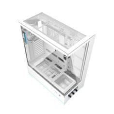 darkFlash Računalniški ohišje Darkflash DY451L PRO (belo) + 1 ventilator