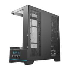 darkFlash Računalniško ohišje DY451 brez ventilatorjev (črno)