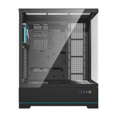 darkFlash Računalniško ohišje DY451L PRO (črno) + 1 ventilator