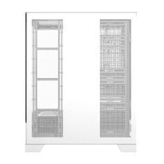 darkFlash Računalniško ohišje DY451L brez ventilatorjev (belo)