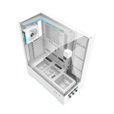 darkFlash Računalniško ohišje DY450L PRO (belo) + 1 ventilator