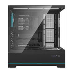 darkFlash Računalniško ohišje DY451 PRO (črno) + 1 ventilator