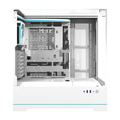 darkFlash Računalniško ohišje DY450 PRO (belo) + 1 ventilator