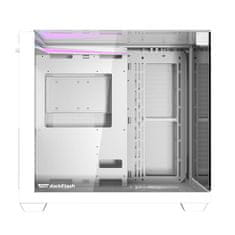 darkFlash Računalniški ohišje Darkflash TH285 (bela) + 4 ventilatorji