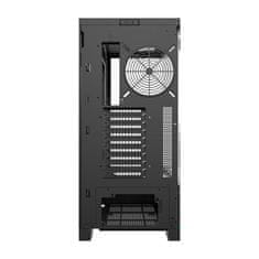 darkFlash Računalniško ohišje DY451 brez ventilatorjev (črno)
