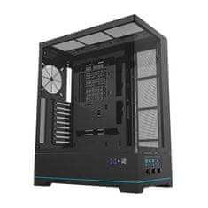 darkFlash Računalniško ohišje DY451 brez ventilatorjev (črno)