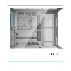 darkFlash Računalniško ohišje DY451 PRO (belo) + 1 ventilator