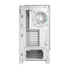 darkFlash Računalniško ohišje DY450 PRO (belo) + 1 ventilator