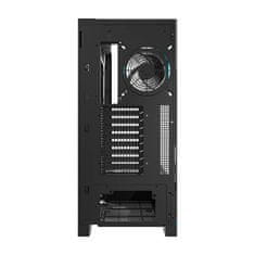 darkFlash Računalniško ohišje DY450L PRO (črno) + 1 ventilator