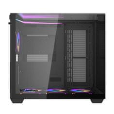 darkFlash Računalniški ohišje Darkflash TH285 (črno) + 4 ventilatorji