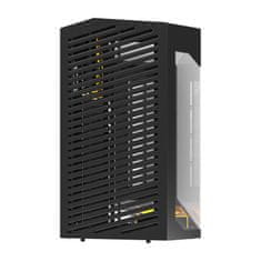 darkFlash Računalniško ohišje DY470 (črno) + 4 ventilatorji