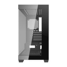 darkFlash Računalniško ohišje C218M + 6 ARGB ventilatorjev (črno)