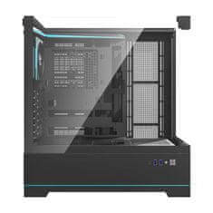 darkFlash Računalniško ohišje DY450 PRO (črno) + 1 ventilator