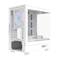 darkFlash Računalniški ohišje Darkflash DB330M (belo) + 3 ventilatorji ARGB