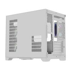 darkFlash Računalniški ohišje Darflash FT418 + 6 ventilatorjev aRGB (bela)