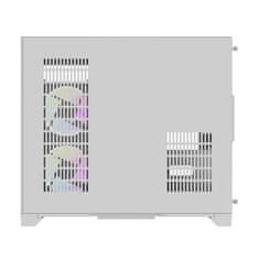 darkFlash Računalniški ohišje Darflash FT418 + 6 ventilatorjev aRGB (bela)