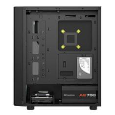 darkFlash Računalniško ohišje DK360 (črno) + 3 ARGB ventilatorji