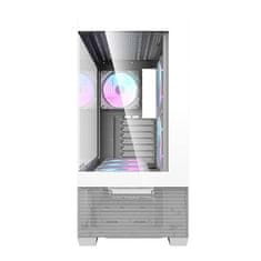 darkFlash Računalniško ohišje DS900 AIR (belo) + 6 ARGB ventilatorjev