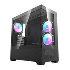 darkFlash Računalniško ohišje DS900 AIR (črno) + 6 ARGB ventilatorjev