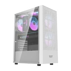darkFlash Računalniško ohišje A290 (belo) + 3 RGB ventilatorji