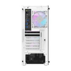 darkFlash Računalniško ohišje DK351 (belo) + 4 RGB ventilatorji
