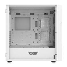 darkFlash Računalniški ohišje Darkflash DK431 (belo) + 4 ventilatorji