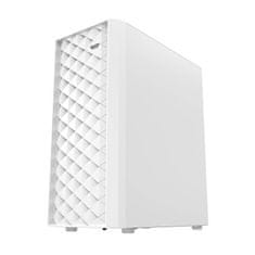 darkFlash Računalniško ohišje DK351 (belo) + 4 RGB ventilatorji