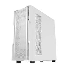 darkFlash Računalniški ohišje Darkflash DK431 (belo) + 4 ventilatorji