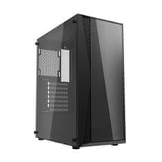 darkFlash Računalniško ohišje DK352 Plus (črno) + 4 RGB ventilatorji
