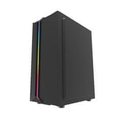 darkFlash  DK151 LED računalniško ohišje (črno) + 3 RGB ventilatorji