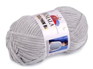 Pletena preja Dolphin Baby 100 g - (80357) svetlo siva