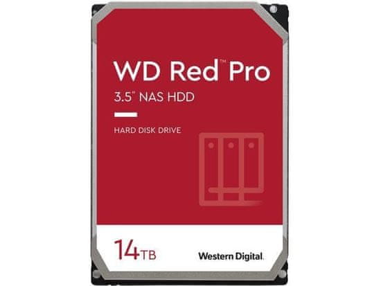 WD Red Pro/14TB/HDD/3,5"/SATA/7200 vrt/min/5R