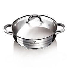 Blaumann Blaumann BL-1003 Pekač / lonec s pokrovom nerjaveče jeklo 24 cm Gourmet Line