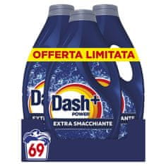 Dash Power+ Extra Stain Removal gel za pranje perila, 69 pranj, 3,1 L
