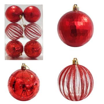 Denis Žogice rdeče 8 cm 6/1 paket