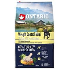 Ontario Mini Weight Control puran in krompir 6,5kg